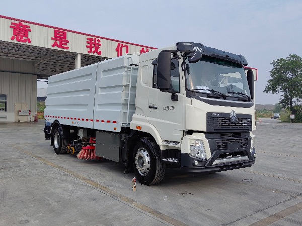 中國重汽新能源洗掃車|純電動洗掃車|華威馳樂牌SGZ5180TXSWPBEV純電動洗掃車