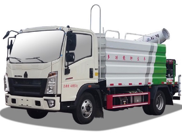 中國重汽HOWO豪沃4X2藍牌多功能抑塵車｜綠化噴灑車|灑水車｜霧炮車