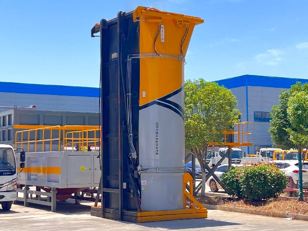 8x4中國重汽HOWO豪沃TX系列SCS5312ZXXZZ6型車廂可卸式垃圾車｜豎直式壓縮垃圾箱轉(zhuǎn)運(yùn)車