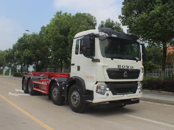 8x4中國重汽HOWO豪沃TX系列SCS5312ZXXZZ6型車廂可卸式垃圾車｜豎直式壓縮垃圾箱轉(zhuǎn)運(yùn)車