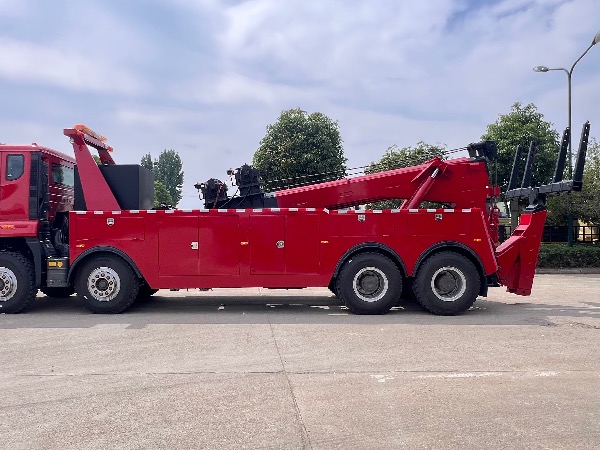 中國重汽HOWO豪沃8x4拖吊連體清障車【海外版】｜清障車｜道路救援車