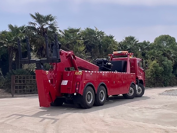 中國重汽HOWO豪沃8x4拖吊連體清障車【海外版】｜清障車｜道路救援車