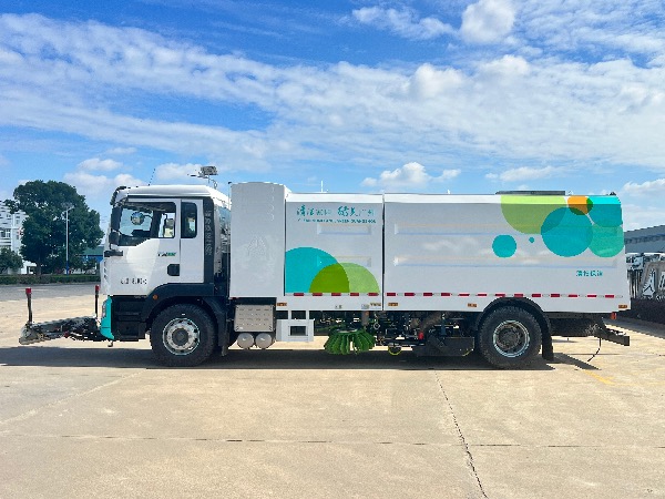 華威馳樂牌SGZ5181TXSZBEV純電動洗掃車｜中國重汽豪沃TX新能源EV純電動清掃車｜清洗車｜道路污染清除車｜清掃保潔車